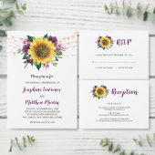 ブライドメイドサンフラワープラムフローラストリングライト トートバッグ (この独立クリエイターのコレクションをカスタマイズ。)