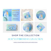 おもしろいサーフズアップ誕生日 スタンダードランチョンナプキン