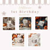 スウィート&不気味ベビーウィッチ誕生日 ペーパープレート