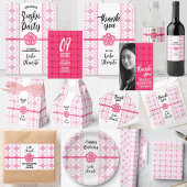 甘い16寿司パーティー花菱七宝紋花菱七宝 ラウンドシール