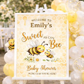 Sweet as can Bee Baby Shower 招待状