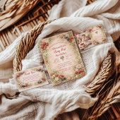 Sweet Berry Garden 1st Birthday 招待状