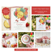 Sweet Fruit Birthday | Tropical Kids Party 横断幕