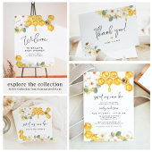 ROMYフローラハニービーブックベビーインサート 招待状