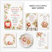 Sweet Apple Blossom ベビーシャワーの日程お知らせ フェイバーバッグ