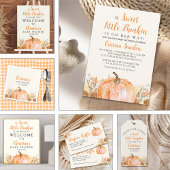 Sweet Little Pumpkin is on her Way, Baby Shower スタンダードカクテルナプキン