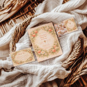 Sweet Peach 1st Birthday 招待状