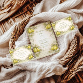 Sweet Perfect Pair Pear Bridal Shower スタンダードカクテルナプキン