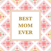 ダイヤモンドエレガントタイルの可愛いフローラ Case-Mate iPhoneケース