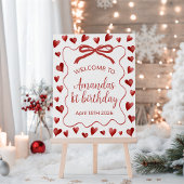 Sweetheart Advice Card First Birthday 招待状