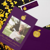 Teacher Apple Graduation トートバッグ