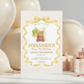  Beary First Birthday ベビーTシャツ