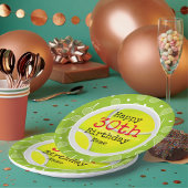 テニス誕生日の選手のためのテニスボール ラウンドペーパーコースター