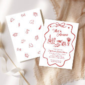 That's Amore, 赤い落書きのシャワーのパーソナライズドタグ フェイバータグ