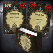 この木枠は華やかなデザインだ 招待状