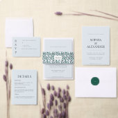 Modern Emerald Terrazzo Pattern 紙コップ (この独立クリエイターのコレクションをカスタマイズ。)