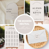 The Modern Neutral Wedding  ラウンドシール