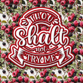 お前は俺を試さないおもしろい 長方形シール