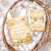 Time for Tea With the Mom-to-Be Diapper Raffle エンクロージャーカード