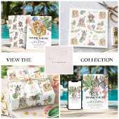 Jungle Animals Birthday Party Plates ペーパープレート