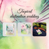 Tropical Destination Wedding  ラゲッジタグ