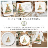 メレカリキマカハワイアンビーチクリスマスツリー シーズンカード