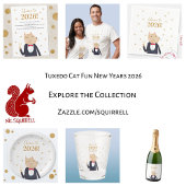 Cat Cheers to 2026 New Year Personalized Tシャツ