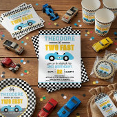 Two Fast Race Car 2nd Birthday Party スタンダードカクテルナプキン
