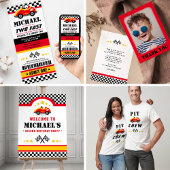 2ファーストレースカー2歳の誕生日 トドラーTシャツ