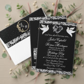 写真、シルバーハートとグリッター- Sage セーブザデート (この独立クリエイターのコレクションをカスタマイズ。テスト)