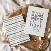 50歳の誕生日パーティーの装飾または誕生日プレゼント ボーンチャイナマグカップ