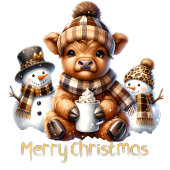 エレガントな水彩画の楽しいクリスマスホリデーパーティー シーズンカード