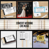 Country Music Concert結婚の写真Save the Date セーブザデート