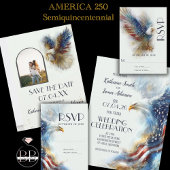 RSVP Bald Eagle Patriotic USA Semiquincentennial