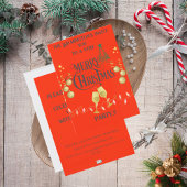非常にメリークリスマスパーティの招待状 招待状