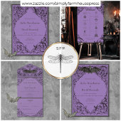 ビクトリアンこうもりまでデスブラック&パープル結婚ズ セーブザデート