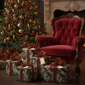 Victorian Christmas Portrait フェイバーバッグ