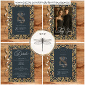 ビクトリアンタペストリー・ウィリアム・モリス結婚フローラ 招待状