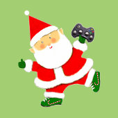 ビデオゲームクリスマスホリデーカード シーズンカード