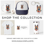 German Shepherd Dog Dad Established Date コーヒーマグカップ