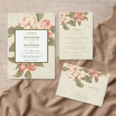 ヴィンテージアップル結婚ブロッサム |名前 ラウンドシール (この独立クリエイターのコレクションをカスタマイズ。)