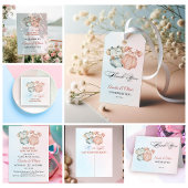 ヴィンテージベビー装クラシック置の性別の表示 サンキューカード