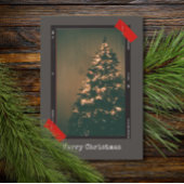 ヴィンテージ アップサイクル インスタント フォト タイプ ライター クリスマス
