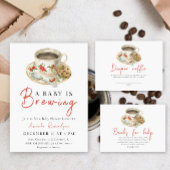 Pop it when she pops! Baby is brewing baby shower フェイバータグ