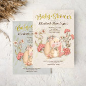 ヴィンテージフロッピーバニーフローラコレクション ペーパープレート