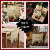 Vintage Christmas Gold Paper Napkin | Classic スタンダードカクテルナプキン