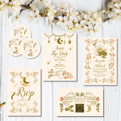 ヴィンテージ金ゴールド神秘結婚植物薬 メニュー