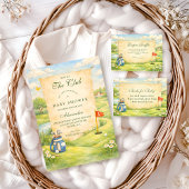 Vintage Golf Storybook Baby Shower 招待状