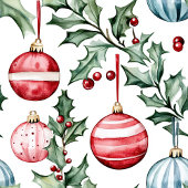 ヴィンテージエレガントクリスマスオーナメント ラッピングペーパーシート