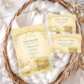 Vintage Storybook Silly Goose Baby Shower 招待状